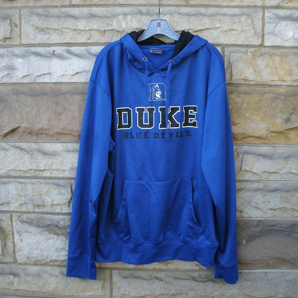 Duke University Blue Devils Polyester Hoodie Size XL